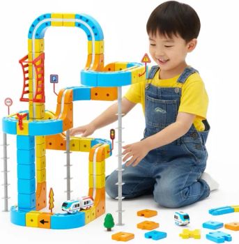 Wholesale 163PCS Electric Train Set New Electric Train Set with 3D Magic Flexible Race Tracks Anti Gravity Race Track with Car Rail Cubes Blocks Stem Toys - Shantou Shengxinda Toy Co., Ltd. - China