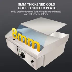 Ld-818 Restaurant Hot Sale Electric Counter Top Teppanyaki Griddle with Flat Plate - Guangzhou Lida Kitchen Equipment Co., Ltd. - China