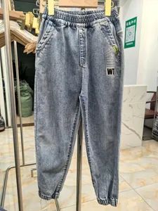 Boys Denim Pants Spring Autumn Loose Apparel Stock New Casual - Guangzhou Blm Import and Export Trading Co., Ltd. - China