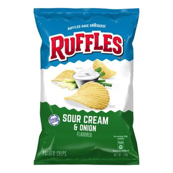 Ruffles Potato Chips Classic Flavor Crunchy Snack Packaging For Retail Sale With Delicious Taste Quality Ingredients from TRADECENTRIC LLC Ruffles Potato Chips Classic Flavor Crunchy Snack Packaging For Retail Sale With Delicious Taste Quality Ingredients - TRADECENTRIC LLC - United States
