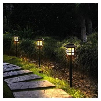 2PCS Solar Path Light Garden Lawn Light Landscape Pathway Light for Patio Yard Driveway - Yellow Light - Colpoint Technology Limited - China
