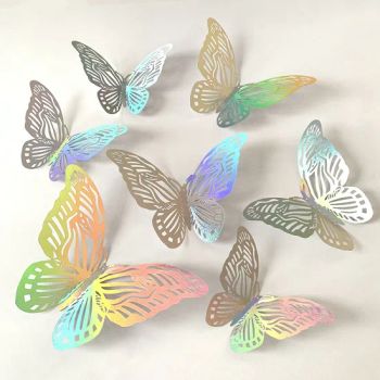 12PCS 3D Decor Butterfly Removable Wall Stickers for Birthday Party - Fuzhou Liandesheng Trading Co., Ltd - China