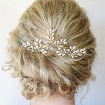 Wedding Silver Hair Pins Wedding Bridal Pearl Hair Accessories for Brides and Bridesmaids Pack - Yiwu AVA Co., Ltd. - China