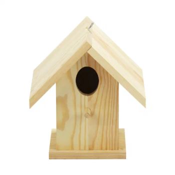Hanging Outdoor Wooden Bird House Garden Bird Houses Wood Terrace Decor for Outside - Caoxian Zhongyi Wooden Co.,Ltd - China