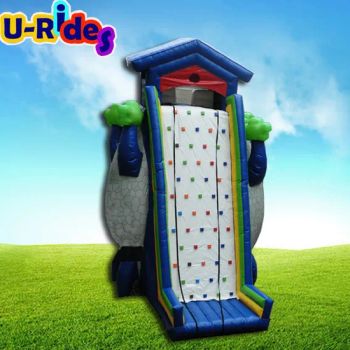 Tree Shape Inflatable Sports Climbing Hill sticky Climbing Rock climbing wall game for event - Guangzhou U-Rides attraction Co.,Ltd - China