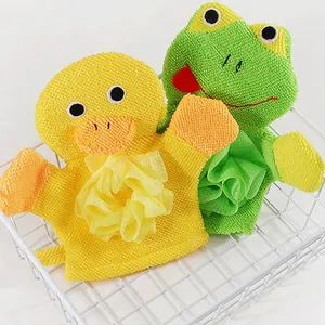 Baby Animal Shaped Terry Cloth Bath Puppet MOQ 500PCS Origin China Trademark OEM Model NO. DBG434 HS Code 960329009 Usage Cleaning - NINGBO AOVEA IMPORT & EXPORT CO., LTD. - China