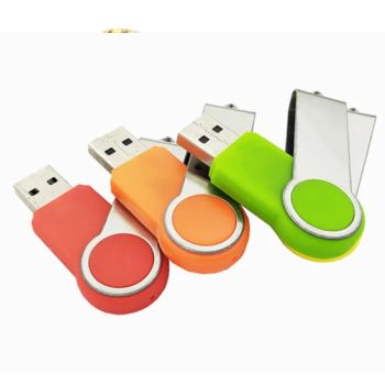 Fashion Hot Selling USB Flash Drive Swivel USB Flash Disk Shape Stick Trademark HZ Material Metal Free Sample Yes Warranty 1 Year - Shenzhen Haizhi Trading Company Ltd. - China
