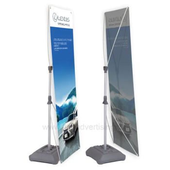 Custom Portable Trade Show Advertising Equipment Display Outdoor Water Base X Banner Stand - FLAG ADVERTISING (BEIJING) LIMITED - China