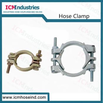 Double Bolt Heavy Duty Hose Clamps Origin China Size 6-300mm Trademark ICM Condition New Brand No Brand Standard - JINAN ICM INDUSTRIES VALVES & FITTINGS CO., LTD - China