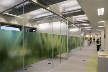 Modular Office Partition Size 8 Feet Height 8 Feet Material Glass Design Modular Partition Type Fixed - Ace Enterprises - India