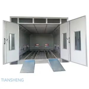 Powder Coating Spray Paint Booth/ Car Painting Oven/Spray Booths Automatic Spray Booth - Jinan Tiansheng Environmental Protection Equipment Co., Ltd. - China