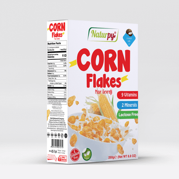 Organic Cornflakes 250g Naturpy Lactose Free Organic Breakfast Cereal direct From Manufacture Factory Direct Wholesale - OYTUN DIS TICARET LIMITED SIRKETI - Turkey