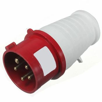 Plastic White SE-PO25 Industrial Plug Pin Type 5 Color White Material Plastic Power 220 - 380 V Current Rating 16 A Usage/Application - New Laxmi Enterprises - India