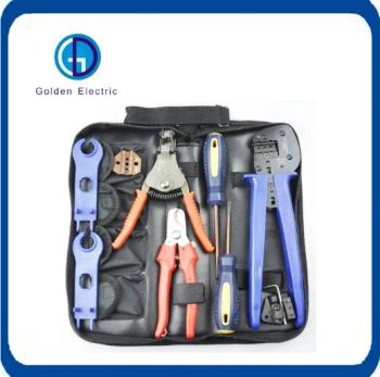 High Quality PV Solar Panel Crimping Tool Kit Assembly Tools for Solar Cable - Guangzhou Golden Electric Co., Ltd - China
