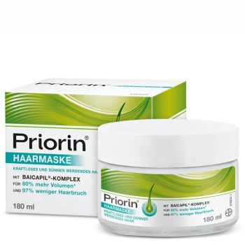Bayer Priorin Hair Mask, 180 ml Shelf Life 2 YEARS Place of Origin -  DAEWKAEW PANTAMANG Co., Ltd - Thailand