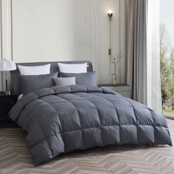 Manufacturer Supply 100% Combed Cotton Shell 50% Grey Duck Down 50% Feather Filled Wholesale Home Bed Quilt Insert - ANHUI WETEX TEXTILES CO., LTD. - China