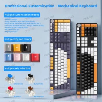 2024 New RGB Backlit Mechanical Keyboard Mouse Combo Cx22 Gaming Mouse Gamer Teclado Gaming Keyboard - Shenzhen Tina Nis Electronics Co., Ltd. - China