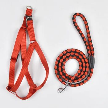 Colorful Pet Chest Strap Adjustable Harness Collar with Leashes - Linyi Palma International Trade Co., Ltd. - China
