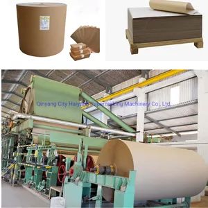 300t/D High Strength 120-280g Kraft Liner Paper Corrugated Paper Fluting Paper Making Machine - Qinyang City Haiyang Papermaking Machinery Co., Ltd. - China