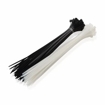 Plastic Black Cable Ties Material Plastic Color Black, White Width As per requirement Length As per - Shree Datta Enterprises - India