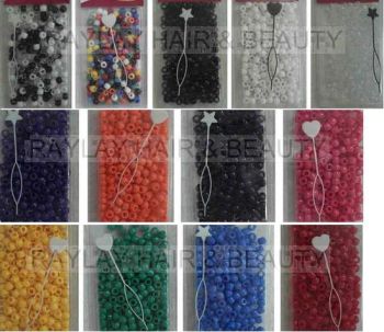 Hair Plastic Beads Type Chain Shape Round Material Plastic - Ray Lay Hair Dressing & Beauty Tools Co.,Ltd - China