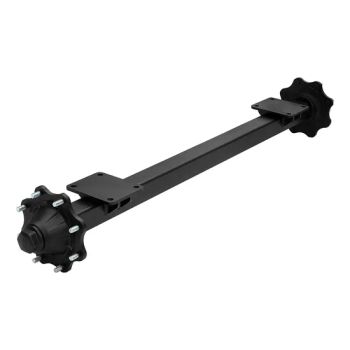 Unbraked Straight Axle for off-Road Agricultural Trailer Vehicle 808X 9.1t - Qingdao Monroc Mechanical Co., Ltd. - China