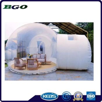 Family Camping House Hotel Dome Tent Inflatable Bubble Tent Season All Color White Material PVC Style 1 Door Origin - Shanghai BGO Import & Export Co., Ltd. - China