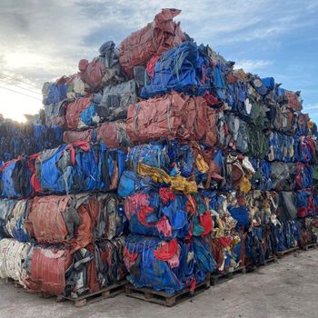 HDPE PLASTIC BARRELS (DRUMS), BOTTLES, DISPENCERS Etc MIX COLOR BALES SCRAP - WASTE PLASTIC for RECYCLING from AZU EMOBILITY LLC HDPE PLASTIC BARRELS (DRUMS), BOTTLES, DISPENCERS Etc MIX COLOR BALES SCRAP - WASTE PLASTIC for RECYCLING - AZU EMOBILITY LLC - Canada