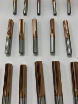 Tungsten Carbide Cutting Tools Lathe Reamers HRC55 Trademark OBT Coating Coating Model NO. reamer HS Code 8207709000 Overlength - Zhuzhou OBT Carbide Tools Co., Ltd. - China