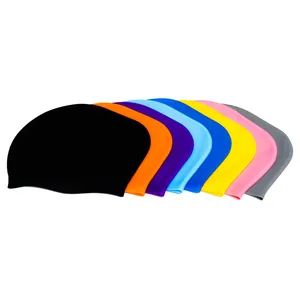 Silicone Waterproof Swimming Cap, Ear Protection Long Hair Sports Swimming Cap - 5.0/5 - China