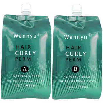 Natural Hair Curly Perm Usage Curling Origin Guangdong Shelf Life 3 Years OEM and ODM Design Support Formula Mild Herbal - Guangzhou Wannyu Trading Co., Ltd. - China
