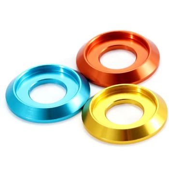 Multi-Color Aluminum Fastener Color Cap Gasket Thin Half Round Head Washer 2mm 3mm 4mm 5mm 6mm 8mm - Shenzhen Conghui Precision Hardware Co., Ltd. - China