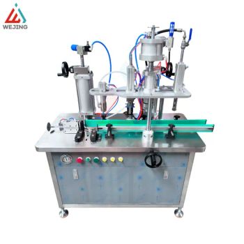 4 in 1 Aerosol Filling Machine for Shaving Foam Disinfection Paint spray Filling Machine - Guangzhou Wejing Intelligent Equipment Co., Ltd - China