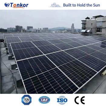 Flat Roof Solar Mounting System with New Ballast - Zhengzhou Tongke Electrification Equipment Co., Ltd. - China