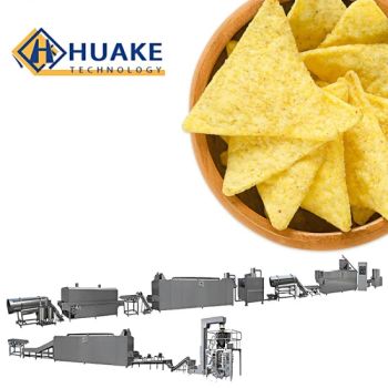 Automatic Commercial Puffed Food/Snack/Tortilla/Cornflakes/Rice Crust/Stuffed Rice/Nutrition Powder/French Fries Production Line/Machine - Shandong Huake Machinery Technology Co., Ltd. - China