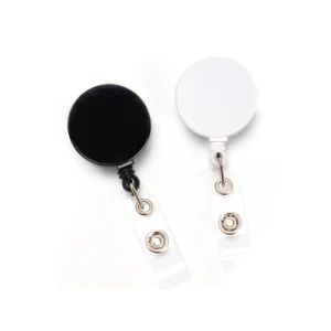 Black Nurse Badge Reel with Swivel Black Alligator Clip Badge Reel - Ningbo Inunion Import and Export Co., Ltd. - China