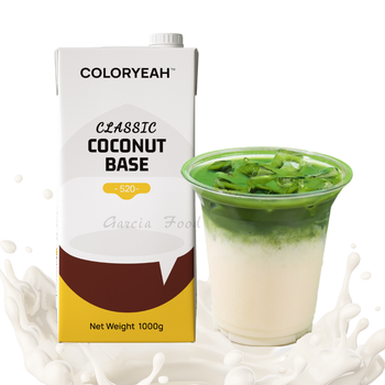 Private Label trans fat free thick coconut milk 1L specially for bubble tea syrup fruit juice smoothie dessert and cake - Garcia Food Sdn Bhd - Malaysia