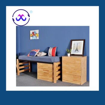 Metal Beds with Bookcase Womei Dormitory Bunk Bed for Adult - Foshan Womei Furniture Co., Ltd. - China