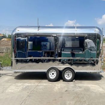 Street Food Trucks Concession Trailer New Energy Airstream Trailer with Full Kitchen - Shandong Yanzhimei Import and Export Co., Ltd. - China