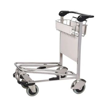Airport Luggage Carts Sale Airport Baggage Cargo Cart Quantity 4 Color Silver Origin China Usage Airport Condition New Use - Suzhou Malltek Supply China Co., Ltd. - China