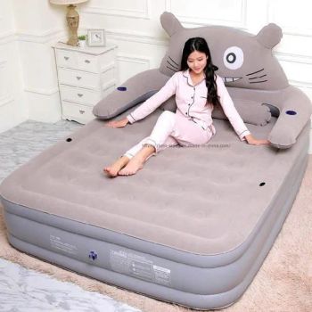 Popular Home Use Hot Selling Cartoon Inflatable Air Bed Inflatable Air Sofa with Cartoon Head with Pump Twin Rechargeable Pump Air Mattress - Starry (Xiamen) Outdoor Equipment Technology Co., Ltd. - China