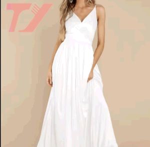 Custom OEM Casual Lady Elegant Slim Backless Dress for Women Fashion Ladies Dresses Summer Female Party Evening Robes - Dongguan Tuoyi Clothing Co., Ltd. - China