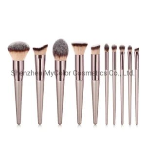 Cruelty-Free Makeup Brush Set Luxury 10PCS Eyeshadow Foundation Blush Cosmetics Brush Tools - Shenzhen MyColor Cosmetics Co., Ltd. - China