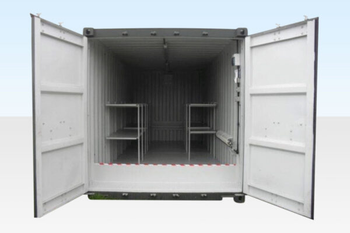 20Ft X 8Ft Raised Bunded Storage Container Heavy Duty Spill Containment Store - senesie mfg llc - United States