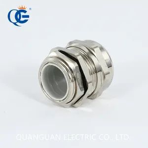 G Type Metal Cable Gland G1/2 with Factory Price Origin China Material Brass Model NO. G1/2 IP Rating IP68 Color Brass - Wenzhou Quanguan Electric Co., Ltd. - China