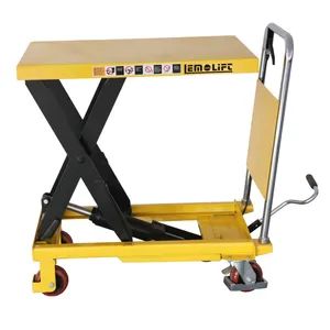 Foldable Cheap Pice Hand Lift Table Electric Lifting Plattform 500kgs - Hefei Lemo Mechanical & Electrical Co., Ltd. - China