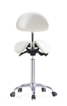 Adjustable Saddle Stool Chairs with Back Support Ergonomic Rolling Seat for Medical Clinic Hospital Lab Pharmacy Studio Salon Workshop Office and Home - Foshan Haiyue Furniture Co., Ltd. - China