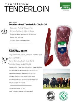 Frozen Boneless Beef Tenderloin Chain Off from Unan Trading Frozen Boneless Beef Tenderloin Chain Off - Unan Trading - Maldives