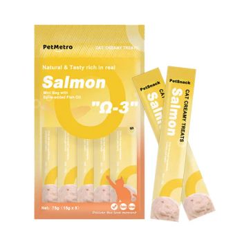 Balanced Cat Snack with Omega Fatty Acids for Beauty Hair Creamy Cat Treats - Shandong Petmetro Imp&Exp Co., Ltd. - China