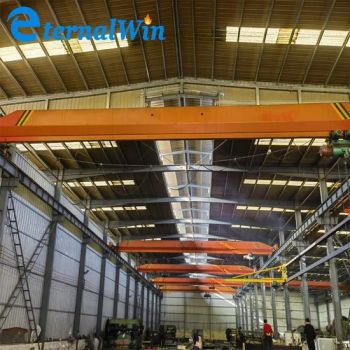 High Safety Electric Control Cranes Cargo Lifting Equipment Travelling Bridge Crane Light Duty 5ton 10ton 15ton Single Beam Overhead Bridge Crane for Warehouse - HENAN ETERNALWIN MACHINERY EQUIPMENT CO., LTD. - China